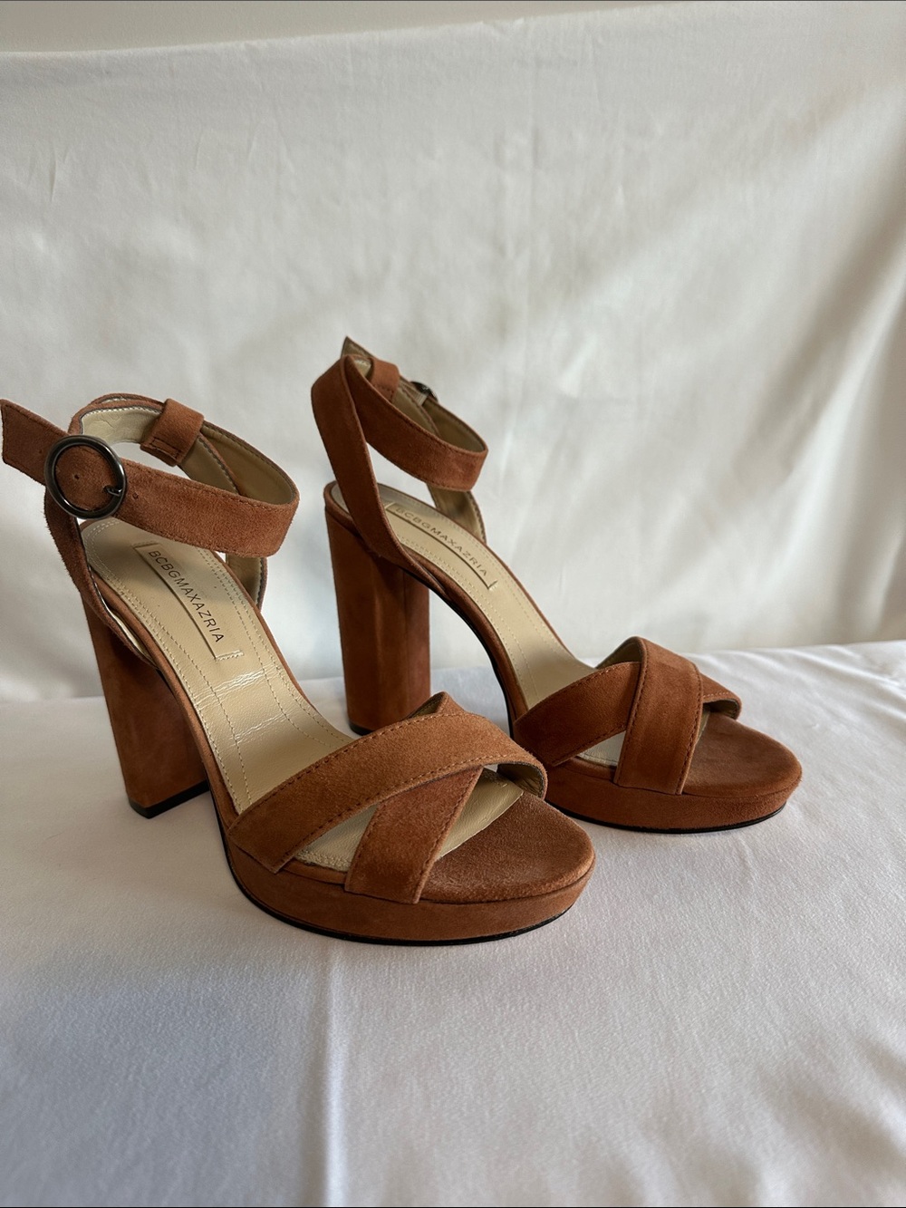 BCBG MAXAZRIA Faux Suede Heels